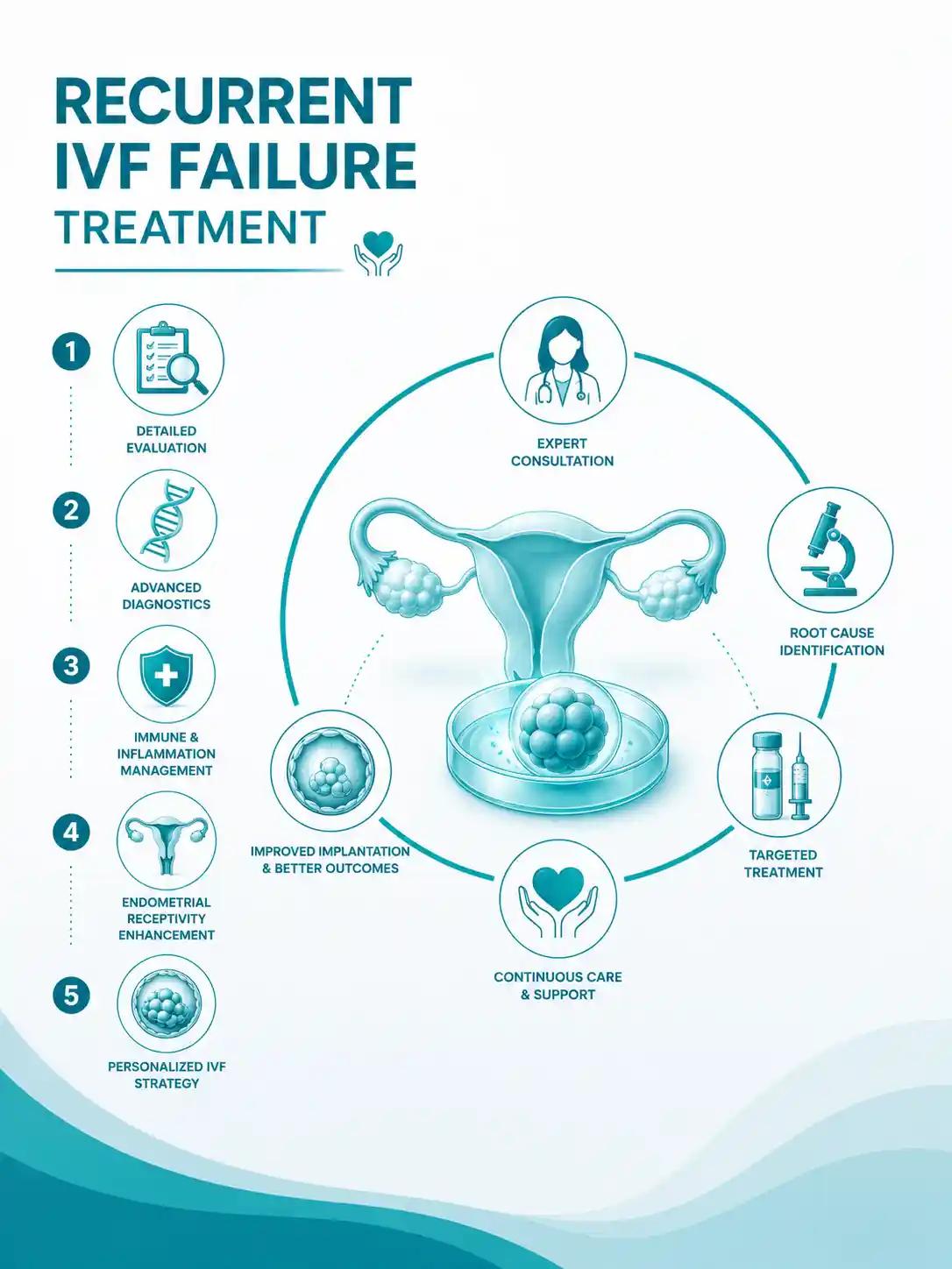 Recurrent IVF failure care at Ganga Laxmi IVF, Lucknow — detailed evaluation, advanced diagnostics, targeted treatment, and personalised IVF strategy