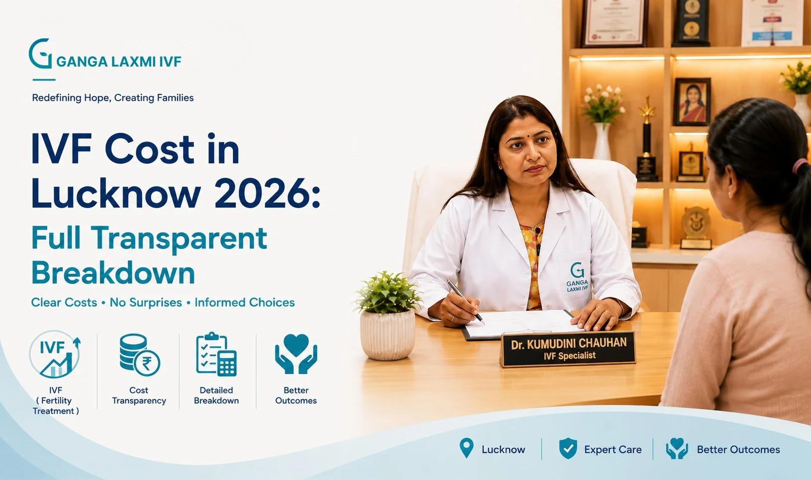 IVF Cost in Lucknow 2026: Full Transparent Breakdown by Dr. Kumudini Chauhan