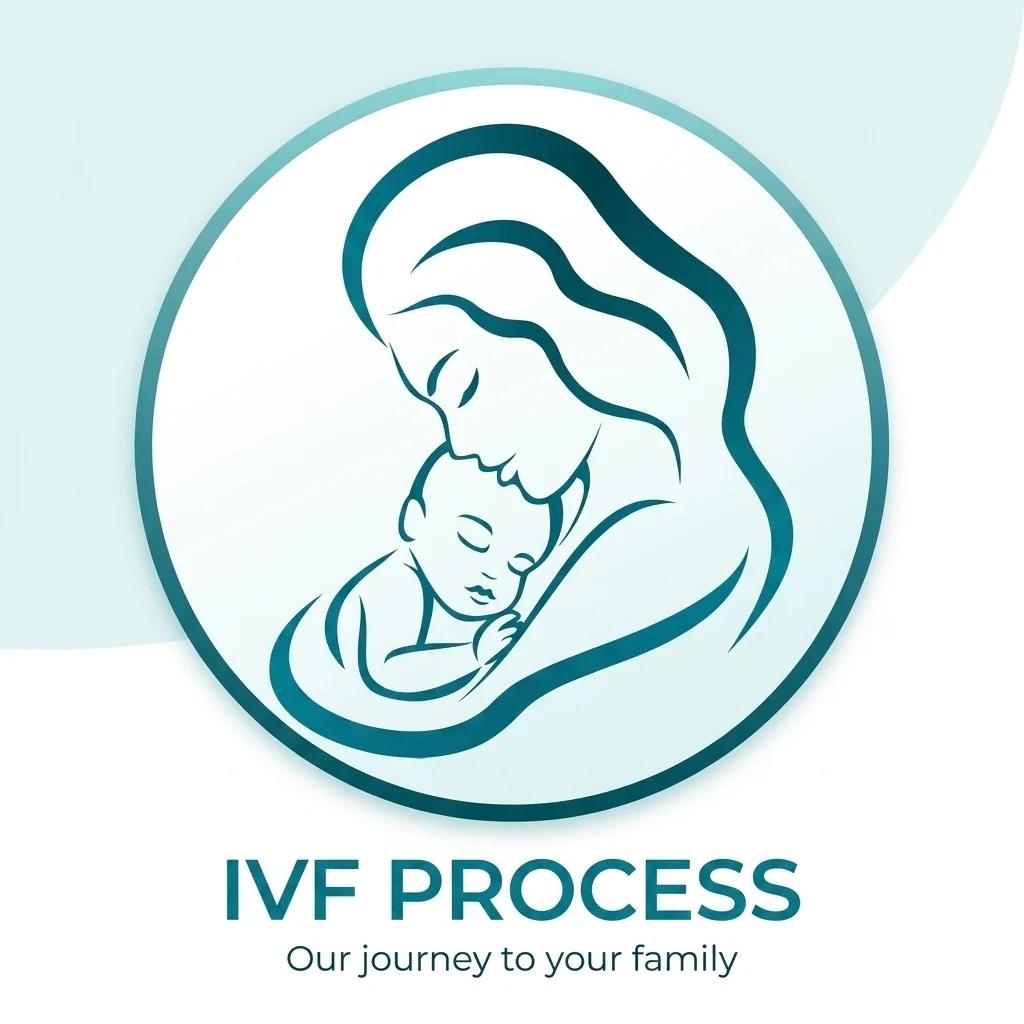 IVF journey steps at Ganga Laxmi IVF, Lucknow — consultation through follow-up with Dr. Kumudini Chauhan